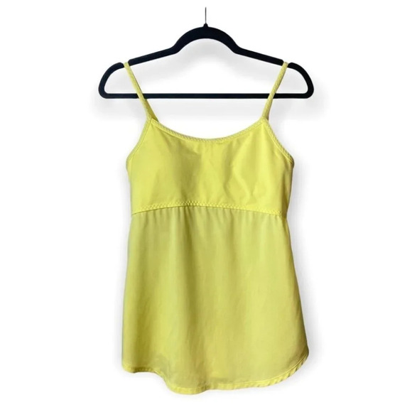 Under Armour Neon  Yellow Tank with Bra - Picture 1 of 9